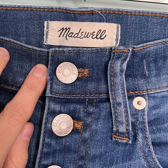 Madewell Cali Demi-Boot Jeans: Chewed-Hem - Picture 5 of 10